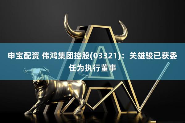 申宝配资 伟鸿集团控股(03321)：关雄骏已获委任为执行董事